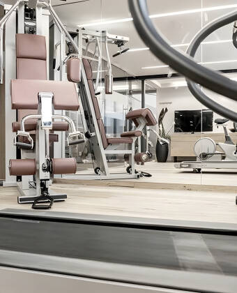 I gymmet hittar du toppmodern utrustning.