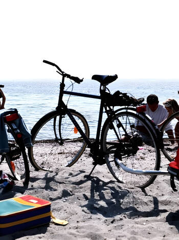 There are plenty of opportunities to enjoy the Danish beaches in the south of Zealand.