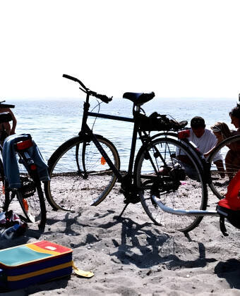 There are plenty of opportunities to enjoy the Danish beaches in the south of Zealand.